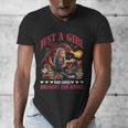 Dragon Just A Girl Who Loves Dragons And Books Men's V-Neck T-Shirt Dragon Just A Girl Who Loves Dragons And Books Men's V-Neck T-Shirt