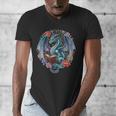 Dragon Reading Book Girls Kids Bookworm Book Lover Men's V-Neck T-Shirt Dragon Reading Book Girls Kids Bookworm Book Lover Men's V-Neck T-Shirt
