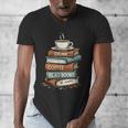 Drink Coffee Read Books Be Happy Caffeine Espresso Men's V-Neck T-Shirt