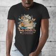 Easily Distracted By Books Book Wildflowers Book Lovers Men's V-Neck T-Shirt