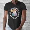 Easily Distracted By Rabbits And Books Reading Men's V-Neck T-Shirt