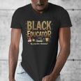 Educator By Popular Demand African American Book Lover Men's V-Neck T-Shirt Educator By Popular Demand African American Book Lover Men's V-Neck T-Shirt