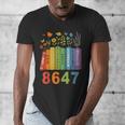 Equal Rights Book Flower Resist 86 47 Feminist Women Rights Men's V-Neck T-Shirt Equal Rights Book Flower Resist 86 47 Feminist Women Rights Men's V-Neck T-Shirt