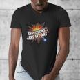 Explosions Are My Art Comic Book Boom Men's V-Neck T-Shirt Explosions Are My Art Comic Book Boom Men's V-Neck T-Shirt