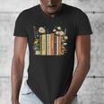 Fantasy Drama Tragedy Book Floral Subtle Men's V-Neck T-Shirt