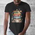 Fantasy Drama Tragedy Book Lover Subtle Watercolor Men's V-Neck T-Shirt Fantasy Drama Tragedy Book Lover Subtle Watercolor Men's V-Neck T-Shirt