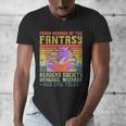 Fantasy Reader Society Reading Book Retro Bookworm Reader Men's V-Neck T-Shirt Fantasy Reader Society Reading Book Retro Bookworm Reader Men's V-Neck T-Shirt