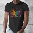 Floral Flower Book Equality Human Rights Women's Rights Men's V-Neck T-Shirt Floral Flower Book Equality Human Rights Women's Rights Men's V-Neck T-Shirt