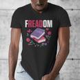 Freadom Anti Ban Books Freedom To Read Book Reading Men's V-Neck T-Shirt Freadom Anti Ban Books Freedom To Read Book Reading Men's V-Neck T-Shirt