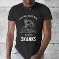Girls Who Don't Read Book Are Skanks Design Men's V-Neck T-Shirt