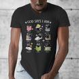 God Says I Am Cat Book Lover Christian Cute Jesus Girls Kids Men's V-Neck T-Shirt God Says I Am Cat Book Lover Christian Cute Jesus Girls Kids Men's V-Neck T-Shirt