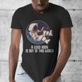 Good Book Is Out Of This World Astronaut Space Men's V-Neck T-Shirt