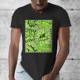 Green Comic Book Green Graphic Men's V-Neck T-Shirt Green Comic Book Green Graphic Men's V-Neck T-Shirt