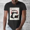 Grumpy Frog Books Music Kawaii Ink Japanese Men's V-Neck T-Shirt Grumpy Frog Books Music Kawaii Ink Japanese Men's V-Neck T-Shirt