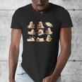 Halloween Ghost Book Lover Men's V-Neck T-Shirt Halloween Ghost Book Lover Men's V-Neck T-Shirt
