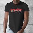 Heart Reading Books Valentine Teacher Library Book Lover Men's V-Neck T-Shirt