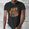 Hot Girls Read Aesthetic Book Lover Reading Men's V-Neck T-Shirt Hot Girls Read Aesthetic Book Lover Reading Men's V-Neck T-Shirt