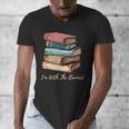 I'm With The Banned Read Banned Books Bookworm Men Women Men's V-Neck T-Shirt