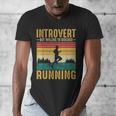 Introvert But Willing To Discuss Running Men's V-Neck T-Shirt Introvert But Willing To Discuss Running Men's V-Neck T-Shirt