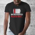 Introverted Please Wait Introvert Saying Sarcasm Men's V-Neck T-Shirt