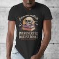 Introverted But Willing To Discuss Books Cozy Aesthetic Men's V-Neck T-Shirt Introverted But Willing To Discuss Books Cozy Aesthetic Men's V-Neck T-Shirt