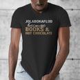 Jolabokaflod Because Books And Hot Chocolate Men's V-Neck T-Shirt Jolabokaflod Because Books And Hot Chocolate Men's V-Neck T-Shirt
