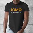 JOMO Joy Of Missing Out Introvert Men's V-Neck T-Shirt JOMO Joy Of Missing Out Introvert Men's V-Neck T-Shirt