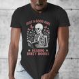Just A Good Girl Reading Dirty Books Dark Romance Men's V-Neck T-Shirt