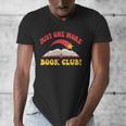 Just One More Book Club Bookish Hippie Men's V-Neck T-Shirt