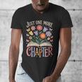 Just One More Chapter Reading Book Lover Men's V-Neck T-Shirt Just One More Chapter Reading Book Lover Men's V-Neck T-Shirt