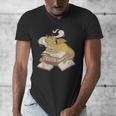 Be Kind Stay Weird Read Books Cute Dragon Men's V-Neck T-Shirt Be Kind Stay Weird Read Books Cute Dragon Men's V-Neck T-Shirt