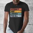 Literacy And Justice For All Stop Book Banning Banned Books Men's V-Neck T-Shirt