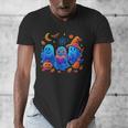 Little Ghost Coffee Tee Spooky Season Ghost Reading Book Men's V-Neck T-Shirt Little Ghost Coffee Tee Spooky Season Ghost Reading Book Men's V-Neck T-Shirt