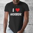 I Love Horror Heart Movies TV Show Books Writing Read Men's V-Neck T-Shirt