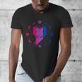 Magic Bi-Pride Book Of Cosmic Energy Men's V-Neck T-Shirt Magic Bi-Pride Book Of Cosmic Energy Men's V-Neck T-Shirt