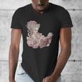 Marie Antoinette Reading A Book Men's V-Neck T-Shirt