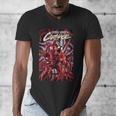 Marvel Spider-Man Eddie Brock Carnage Comic Book Cover Men's V-Neck T-Shirt Marvel Spider-Man Eddie Brock Carnage Comic Book Cover Men's V-Neck T-Shirt