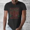 A Very Merry Bookmas Cozy Christmas Bookstore Holiday Cute Men's V-Neck T-Shirt