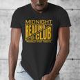 Midnight Reading Club Night Owl Book Readers Men's V-Neck T-Shirt Midnight Reading Club Night Owl Book Readers Men's V-Neck T-Shirt