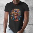 Month Honoring Past Inspiring Pride Melanin Book Men's V-Neck T-Shirt Month Honoring Past Inspiring Pride Melanin Book Men's V-Neck T-Shirt