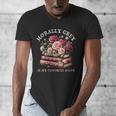 Morally Grey Book Lovers Dark Romance Reader Favorite Color Men's V-Neck T-Shirt
