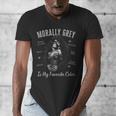 Morally Grey Is My Favorite Color Villain Smutt Book Lover Men's V-Neck T-Shirt Morally Grey Is My Favorite Color Villain Smutt Book Lover Men's V-Neck T-Shirt