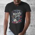 Morally Grey Merch Dark Romance Romantasy Smutty Book Lover Men's V-Neck T-Shirt