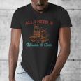 All I Need Is Books & Cats Cozy Men's V-Neck T-Shirt All I Need Is Books & Cats Cozy Men's V-Neck T-Shirt