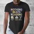 Nothing Beats Reading Book Librarian Across America Kids Men's V-Neck T-Shirt Nothing Beats Reading Book Librarian Across America Kids Men's V-Neck T-Shirt