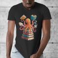 Octopus Book Reading Book Reader Ocean Octopus Men's V-Neck T-Shirt