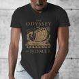 Odisea Soulz Iliad Odyssey Homer Ancient Greek History Book Odyssey Small Men's V-Neck T-Shirt