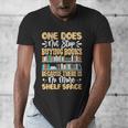One Does Not Stop Buying Books Because There Is No More Shel Men's V-Neck T-Shirt