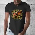 POW Comic Book Retro Artwork – Cartoon Collector Men's V-Neck T-Shirt POW Comic Book Retro Artwork – Cartoon Collector Men's V-Neck T-Shirt