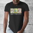 Preppy 100 Days Of School Goose Coffee Books Teacher Life Men's V-Neck T-Shirt Preppy 100 Days Of School Goose Coffee Books Teacher Life Men's V-Neck T-Shirt